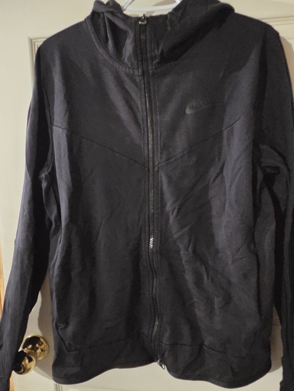 Nike Black Hooded Full-Zip Jacket
